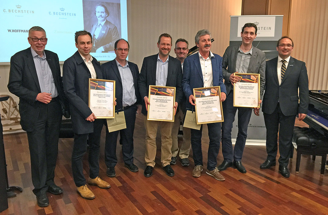 C. Bechstein Award 2018 for merited dealers and importers