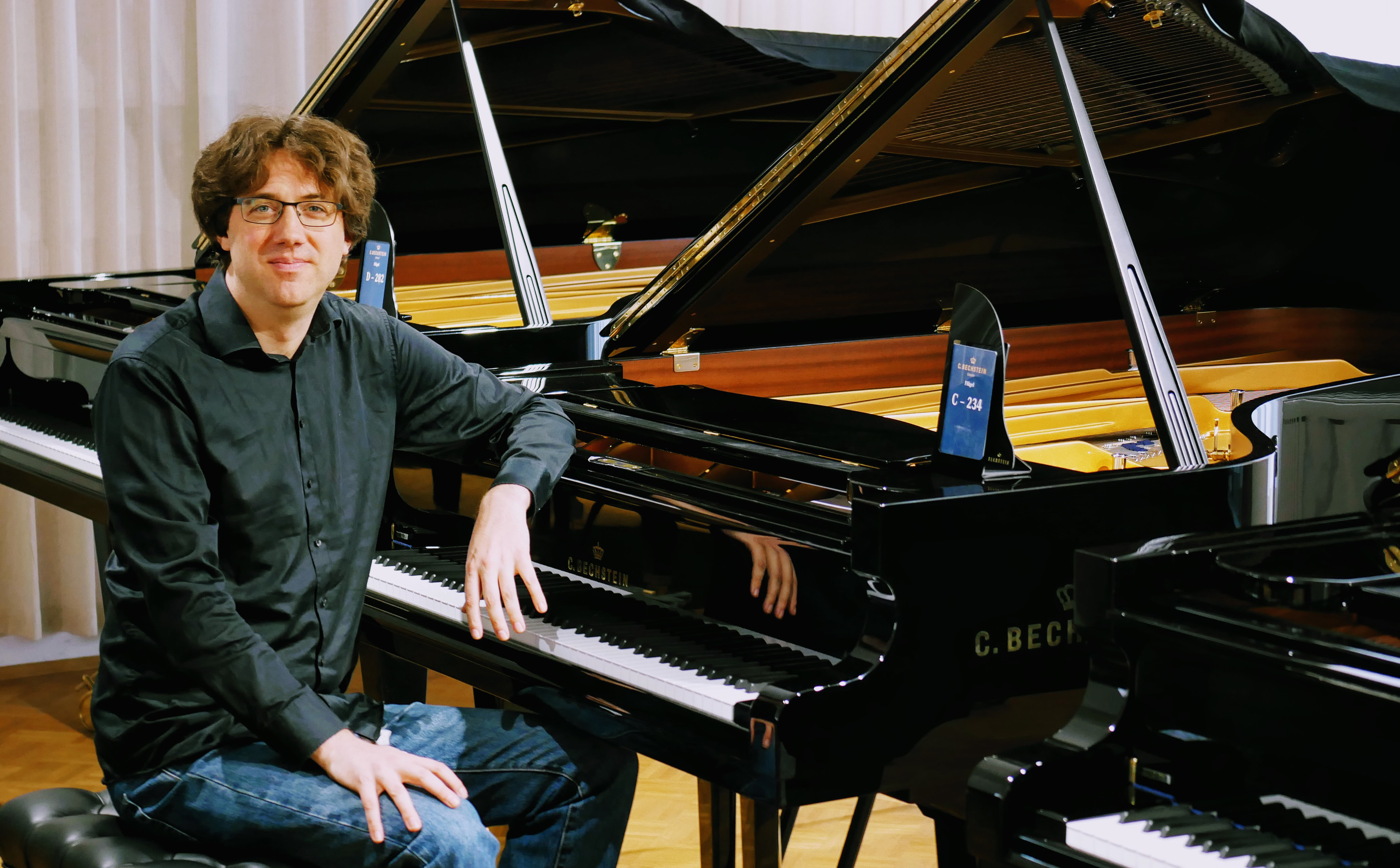Professor Benjamin Moser zu Gast in der Pianofortefabrik