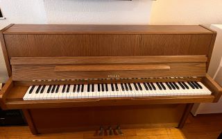 Hellas Klavier 115 in eiche rustikal satiniert Baujahr 1985 - Hellas