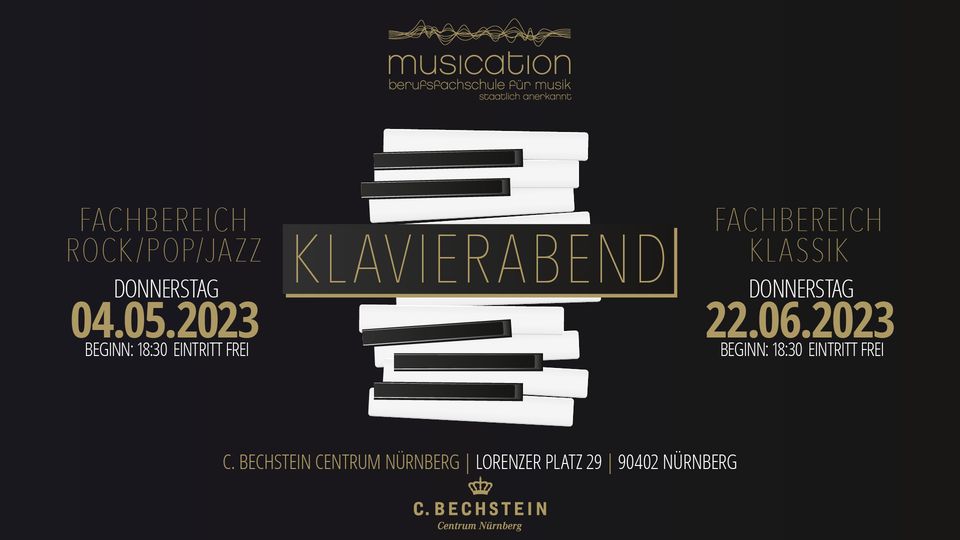 Klavierabend Fachbereich Klassik - Musication Berufsfachschule Für Musik