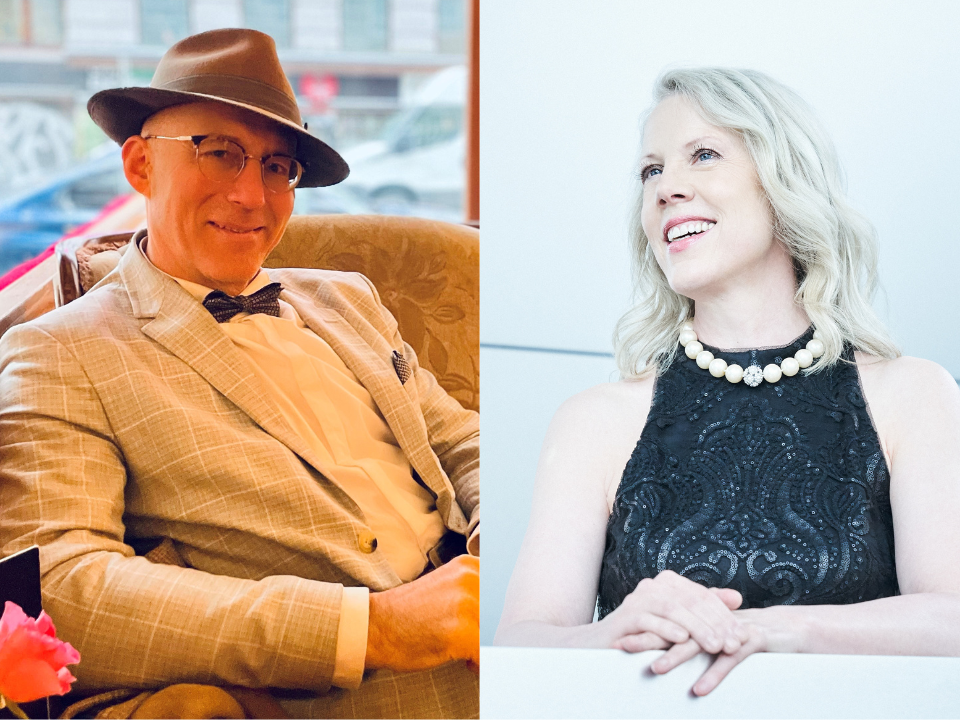 Caroline Oltmanns, Klavier & Ewald Arenz, Autor im Aufseßsaal im Germanischen Nationalmuseum.